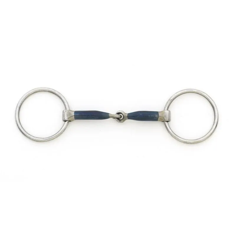 Blue Steel Med Weight Jointed Loose Ring Bit