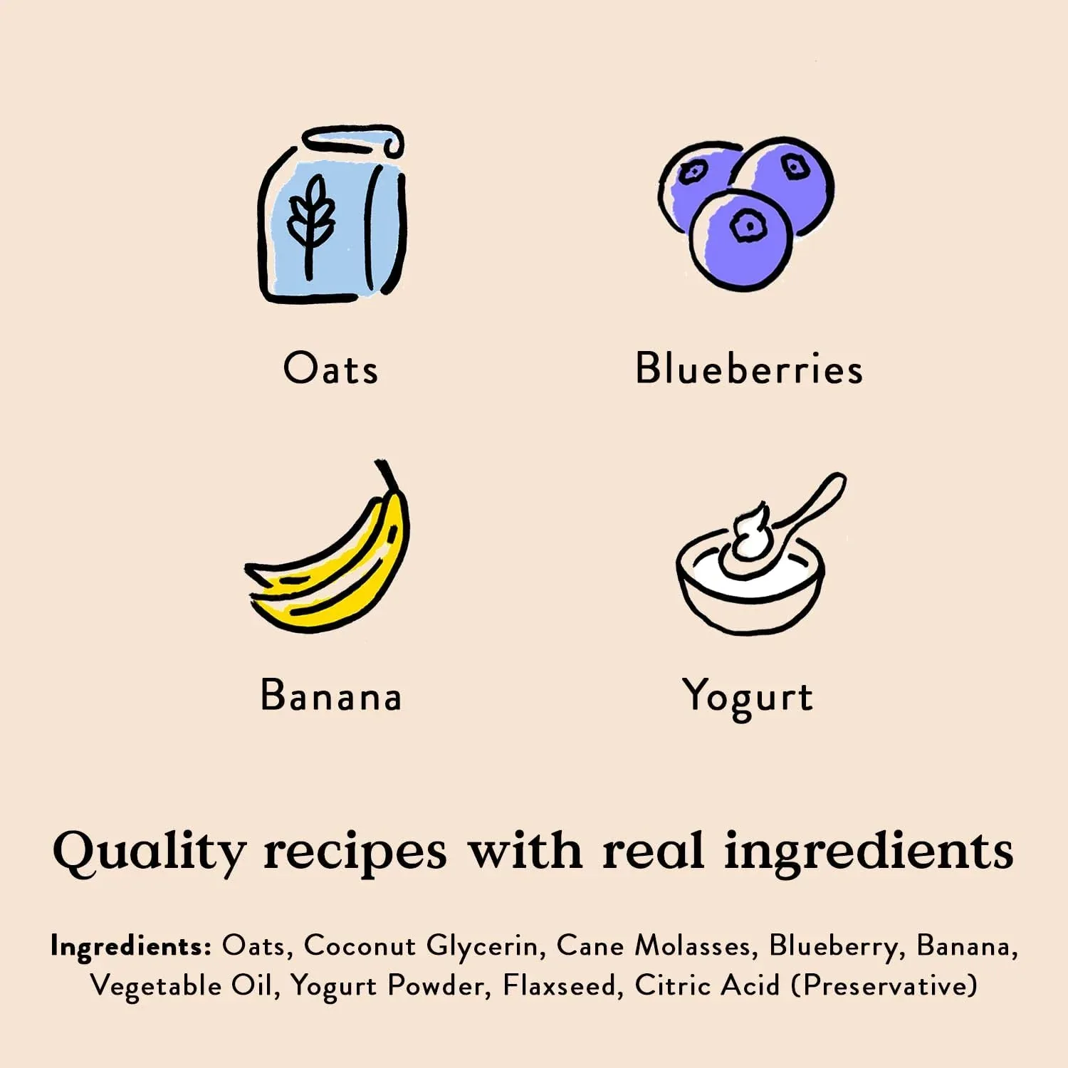 Bocce's Bakery Berry Smoothie Wellness Treats for Dogs, Wheat-Free Everyday Dog Treats, Made with Real Ingredients, Baked in The USA, All-Natural Soft & Chewy Cookies, 6 oz - Image 2