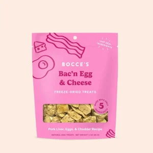 Bocce's Bakery Dog Freeze-Dried Bac'N Egg & Cheese Dog Treat 3 oz