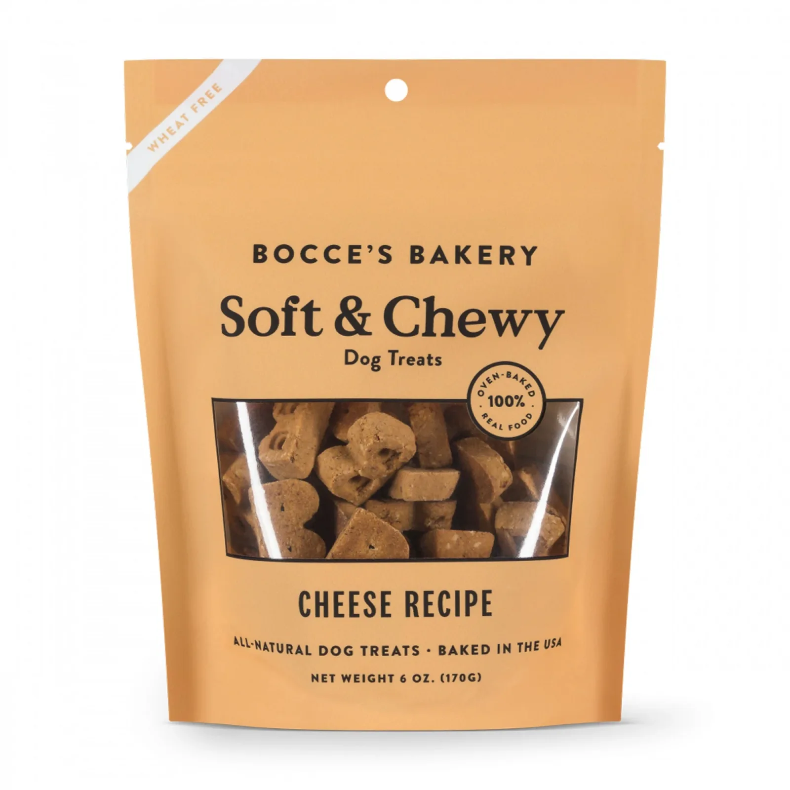 Bocce's Bakery Dog Soft And Chewy Cheese, 6 oz