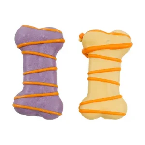 Bosco & Roxy's Dipped Bones Cookie Dog Treat, Assorted Colors