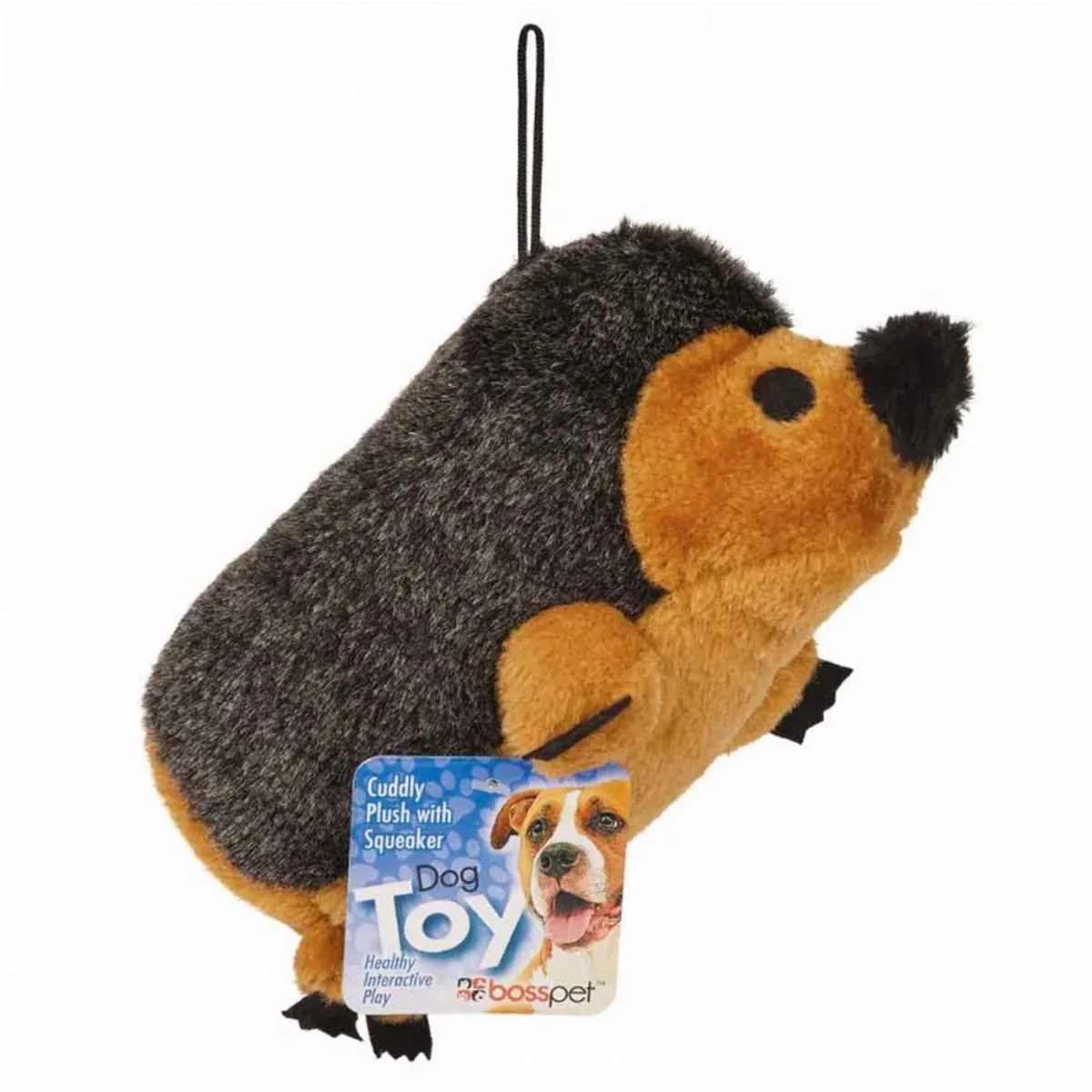 Boss Pet Products Hedgehog Plush Dog Toy - Image 2