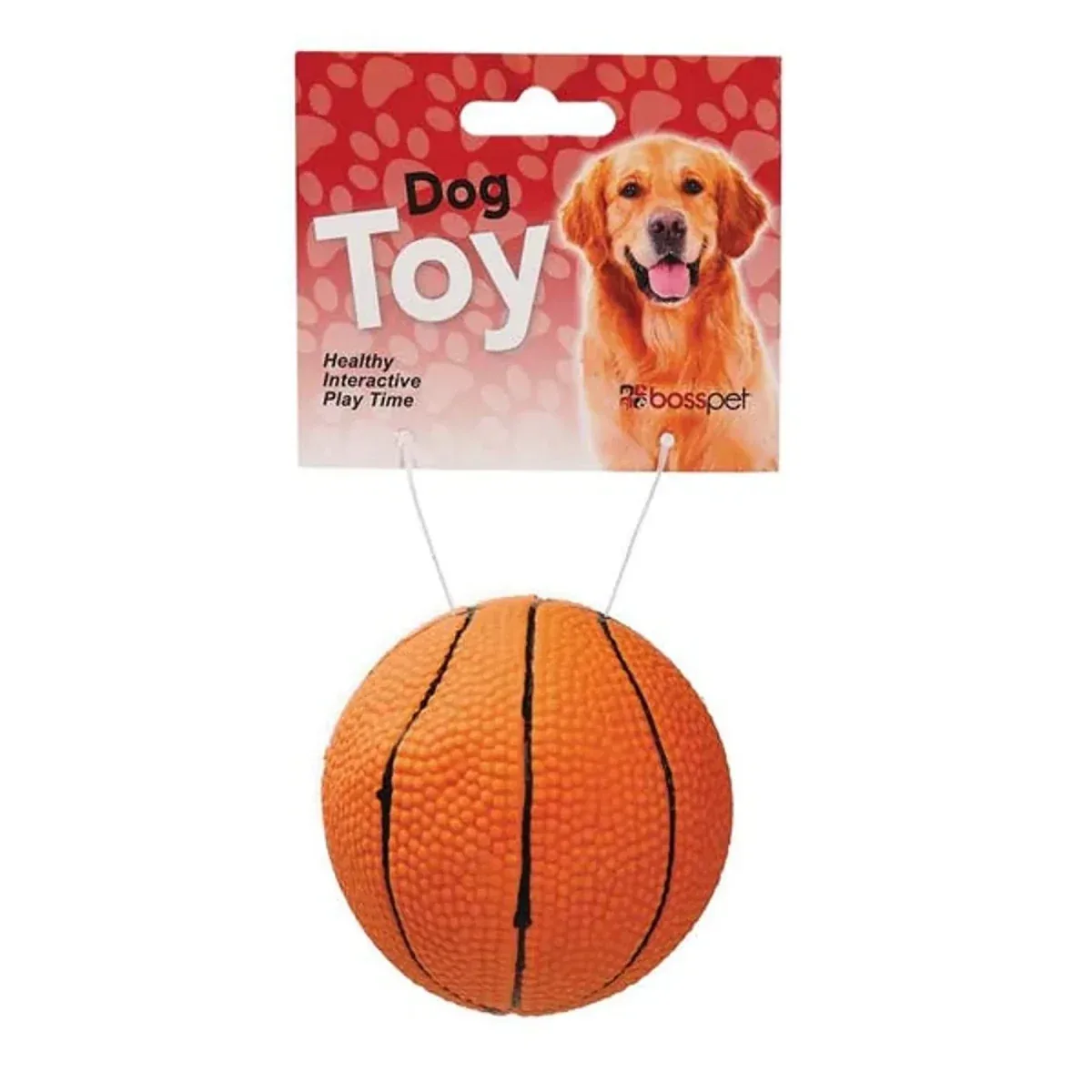 Boss Pet Products Latex Basketball Dog Toy - Image 2