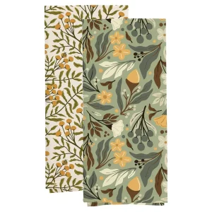 Boston International Inc Autumn Acorn Tea Towel