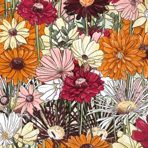 Boston International Inc Floral Autumn Thanksgiving Napkins
