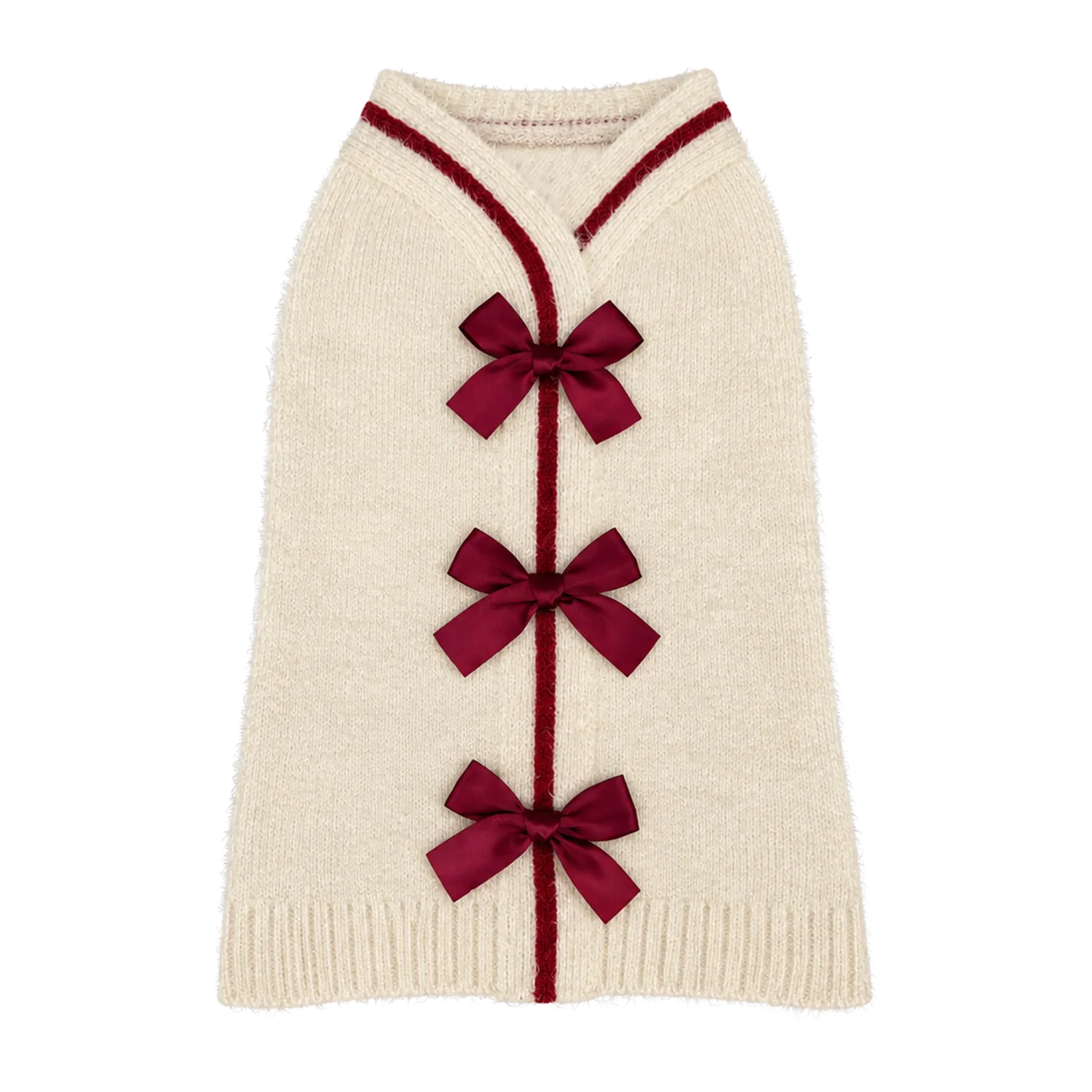 BOW CARDIGAN SWEATER