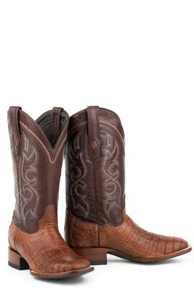 Branson Caiman Belly Cowboy Boots - Image 2