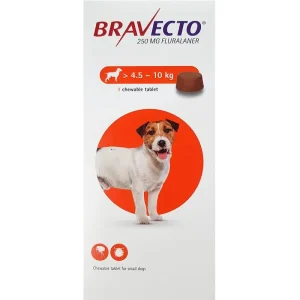 Bravecto Chews For Dogs 9.9-22 lbs (4.5 -10 kg)
