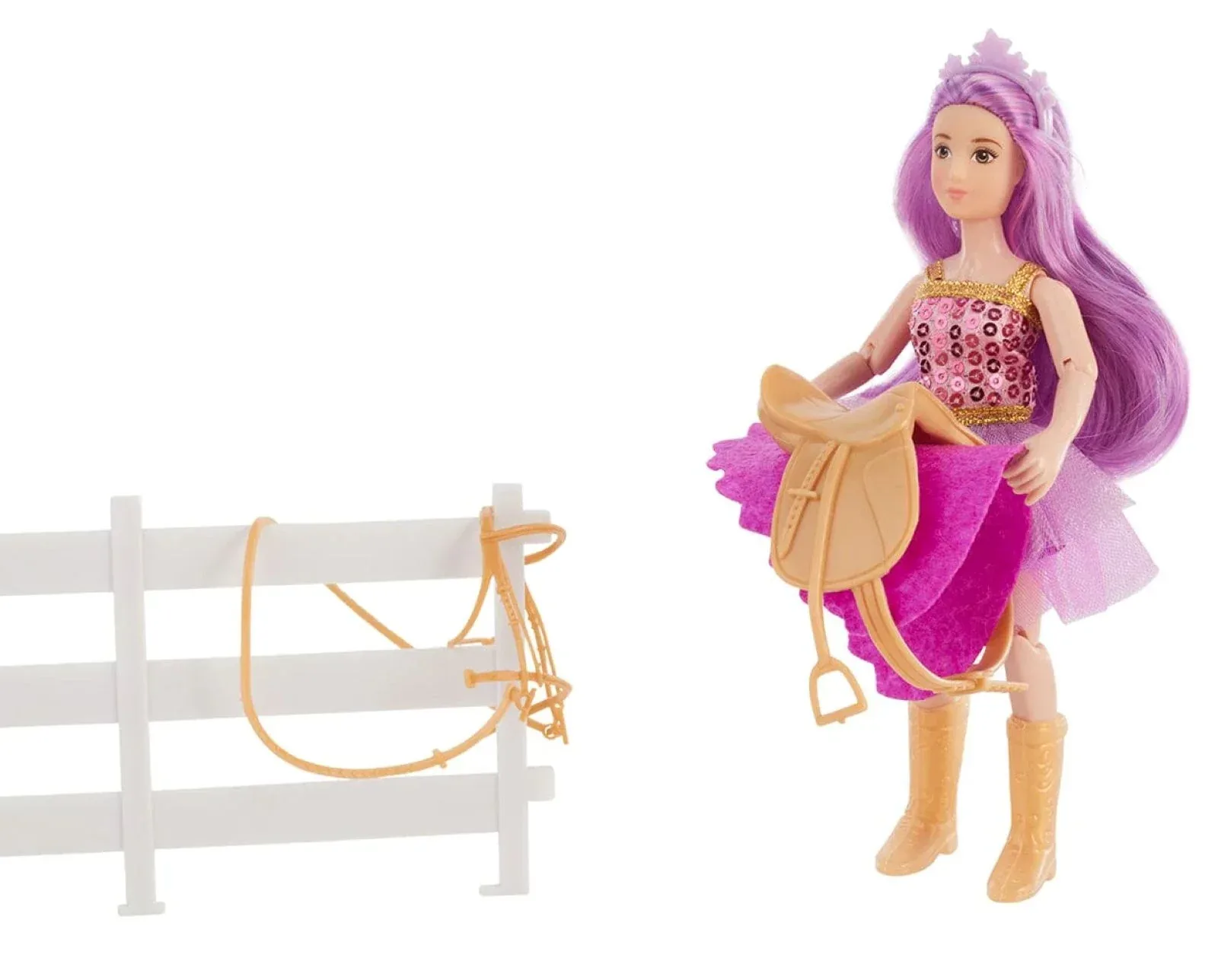 Breyer Lyra - Unicorn Rider with Tack - Image 2