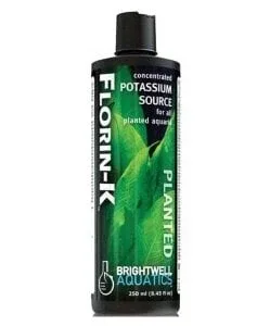 Brightwell Aquatics Florin-K Potassium Source Fertilizer for Planted Fresh Water Aquaria, 2 liter / 67.6 oz.