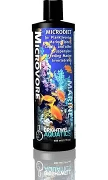 Brightwell Aquatics Microvore - Microdiet for Plamktivorous Fishes & Corals, 500 ml. / 17 oz.