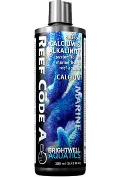 Brightwell Aquatics Reef Code A - Balanced Calcium & Alkalinity System, Part A (calcium), 20 Liters / 5.3 gal.