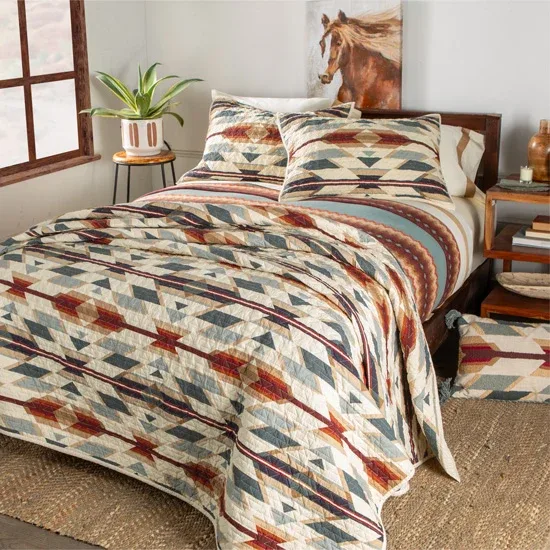 Britannica Home Prairie Springs Quilt Set