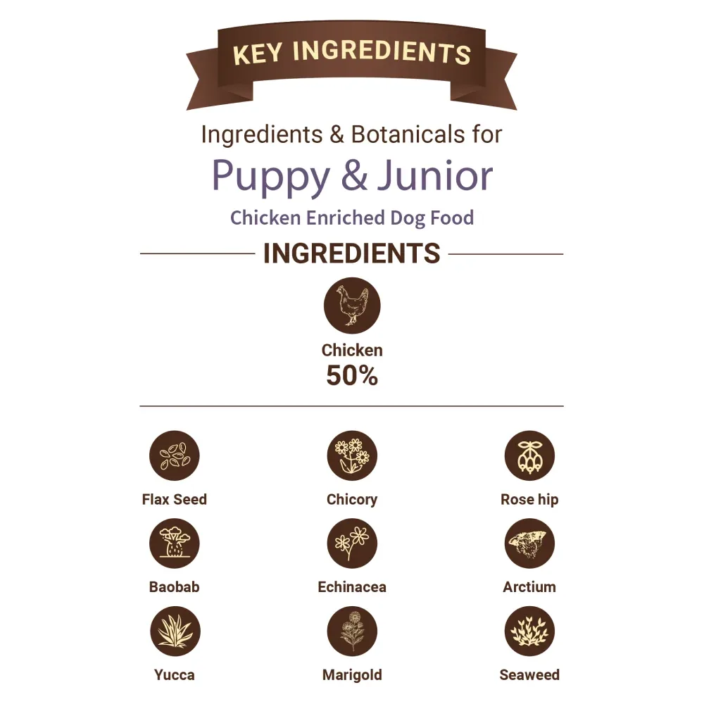Bruno's Wild Essentials Puppy & Junior Dog Dry Food - Image 2
