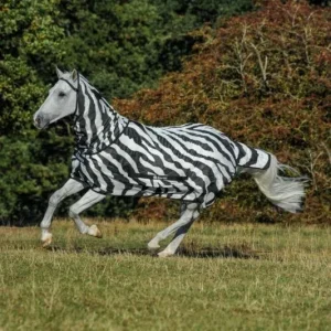 Bucas Zebra Buzz Off Detachable Neck Turnout Sheet