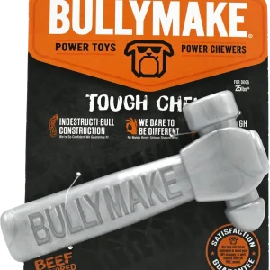 BullyMake Toss n' Treat Flavored Dog Chew Toy Hammer Beef