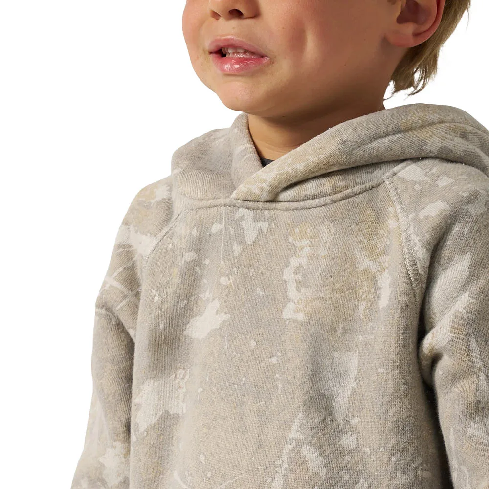 Burlebo Youth Boy's Drifter Camo Vintage Washed Fleece Hoodie - Image 2