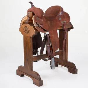 Burns Saddlery Used 14in Roughout Barrel Saddle 1430FD