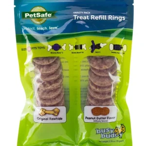 Busy Buddy Treat Refill Rings Variety Pack 2.79oz SM