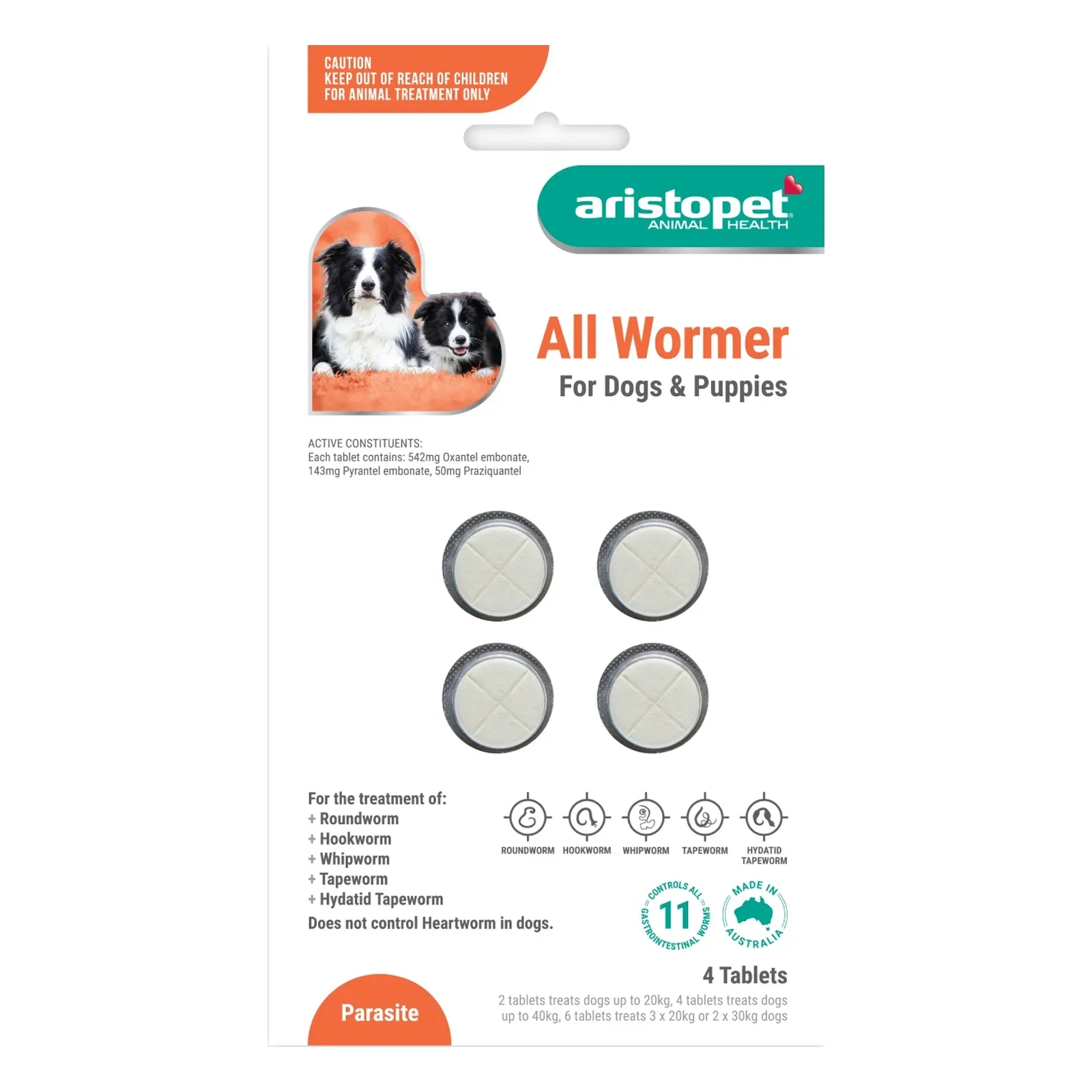 Buy Aristopet Allwormers for Dog Supplies at lowest Price - Image 2