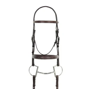 Camelot Fancy Stitched Round Pad Monocrown Bridle