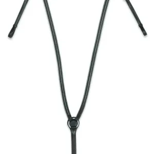 Camelot Plain Raised Breastplate Horse Black