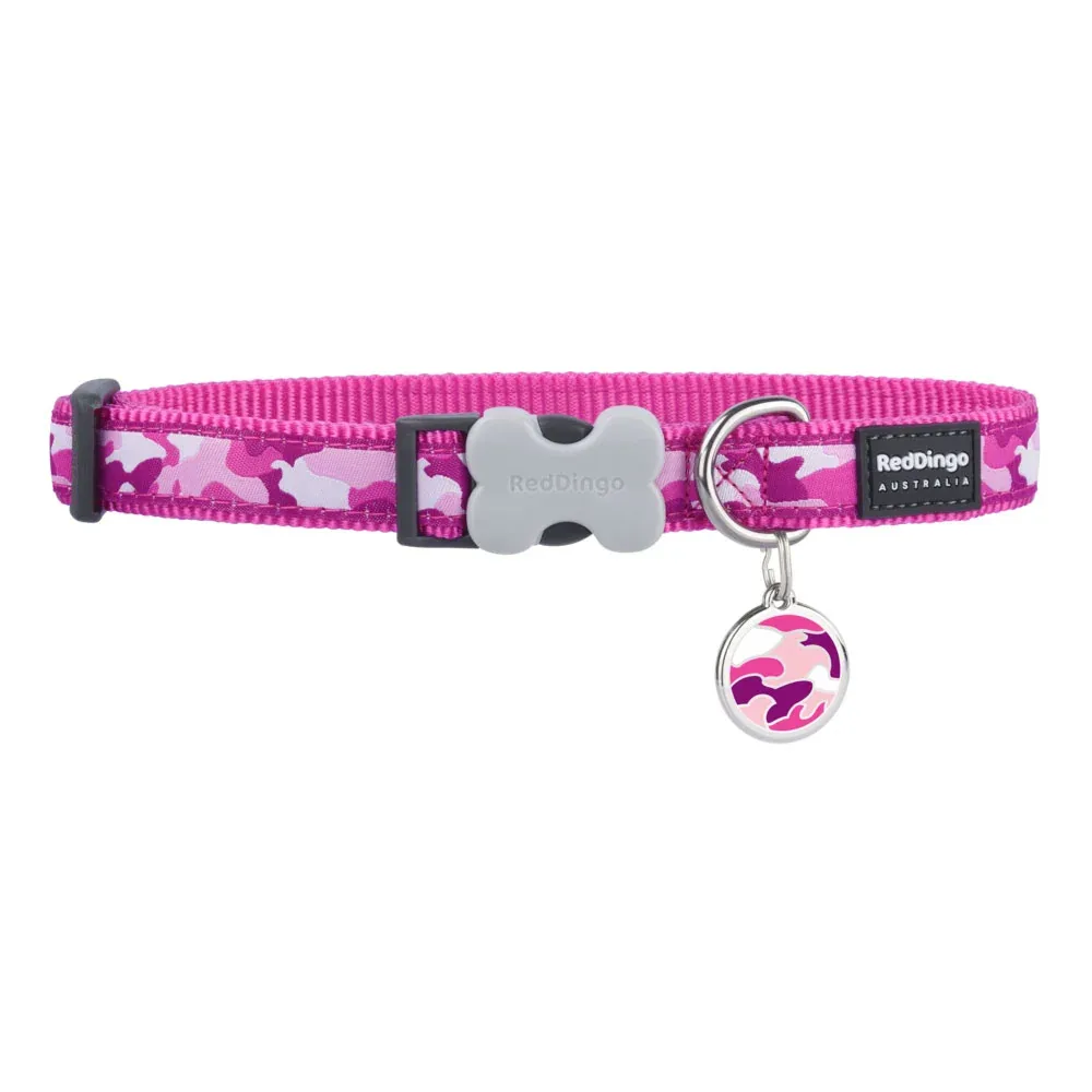 Camouflage Hot Pink Dog Collar - Image 2