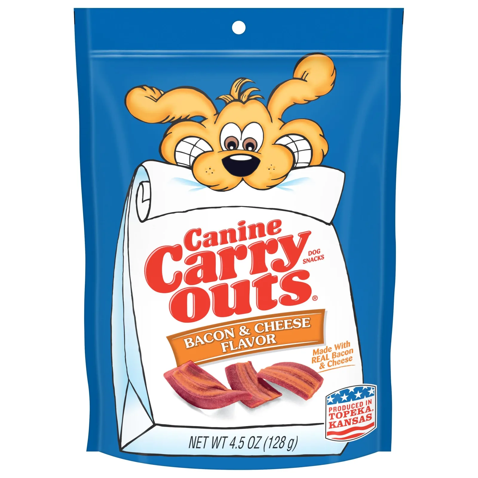 Canine Carry Outs Bacon & Cheese Dog Treats 4.5 oz
