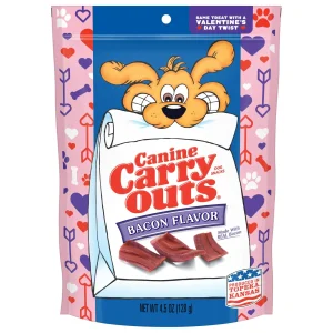 Canine Carry Outs Bacon Flavor Dog Treats 4.5 oz