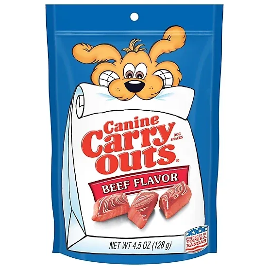 Canine Carry Outs Beef Flavor Dog Treats, 4.5 oz.
