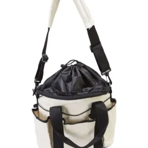 Canvas Drawstring Grooming Tote
