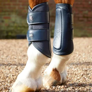 Carbon Air-Tech Double Locking Brushing Boots Navy