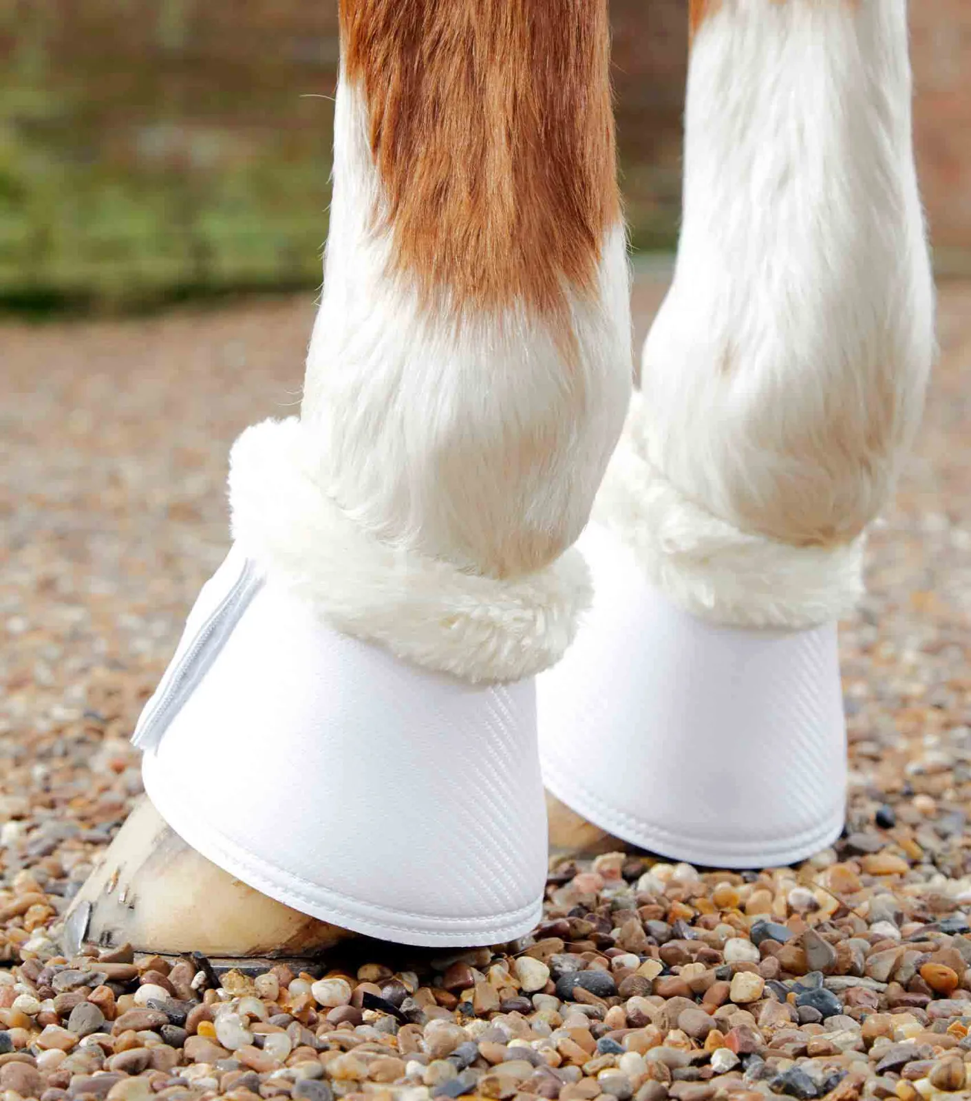 Carbon Tech Techno Wool Over Reach Boots White - Image 2