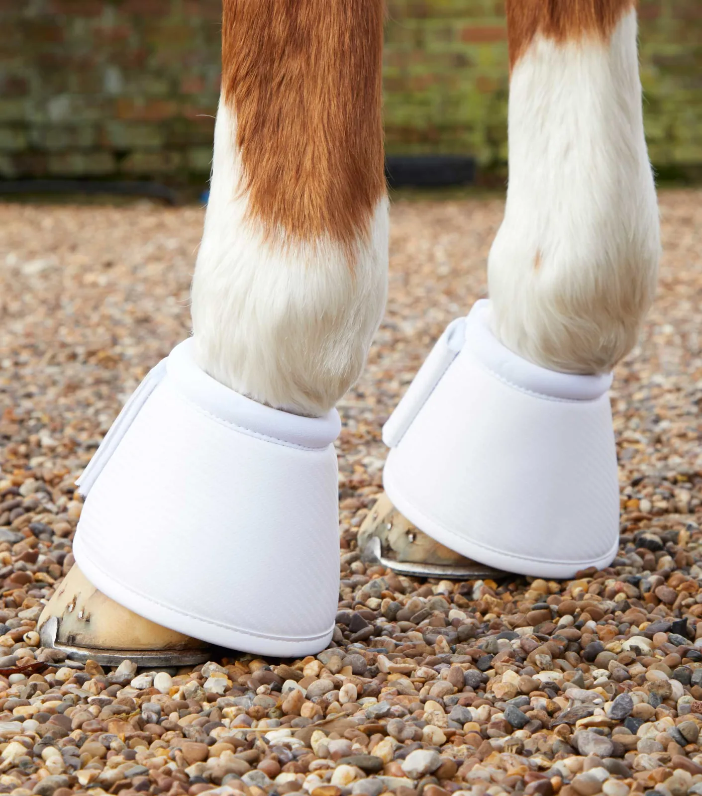 Carbon Wrap Over Reach Boots White - Image 2