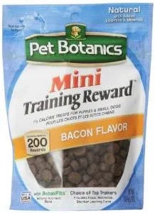 Cardinal Pet Botanics Training Rewards Mini Treats - Bacon 4oz {L+1} 121143