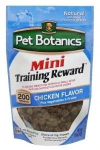 Cardinal Pet Botanics Training Rewards Mini Treats - Chicken 4oz {L+1} 121142