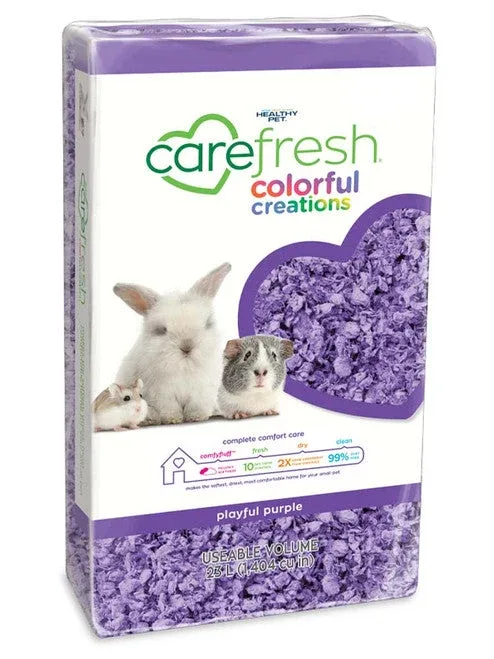 CareFRESH Colorful Creations Small Animal Bedding Playful Purple 23 L - Image 2