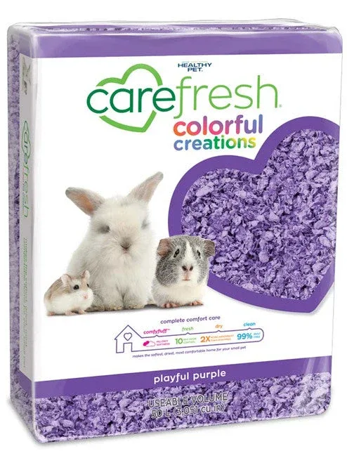 CareFRESH Colorful Creations Small Animal Bedding Playful Purple 50 L - Image 2