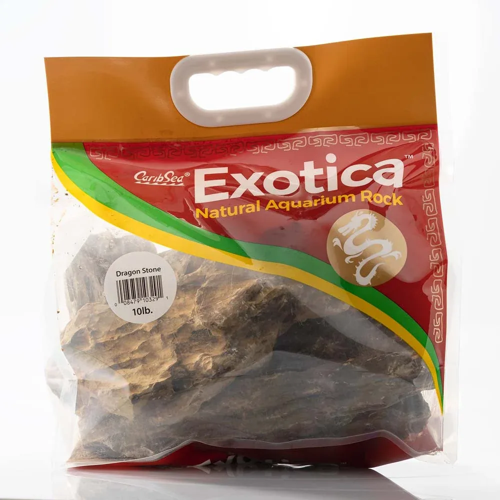 CaribSea Exotica Freshwater Rock Dragon Stone Brown 10 lb