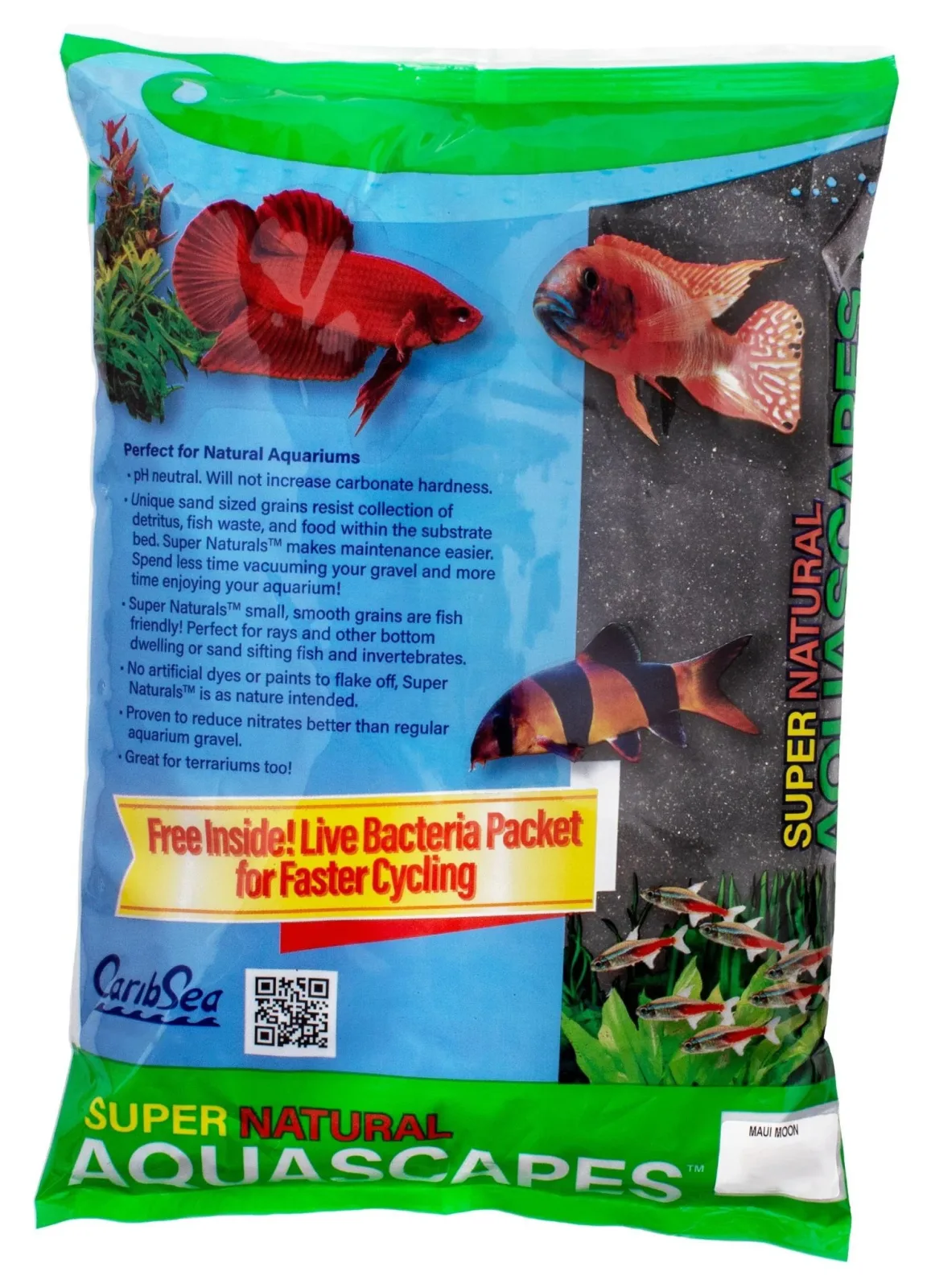 CaribSea Super Natural Aquascapes Aquarium Sand Maui Moon 2ea/20 lb
