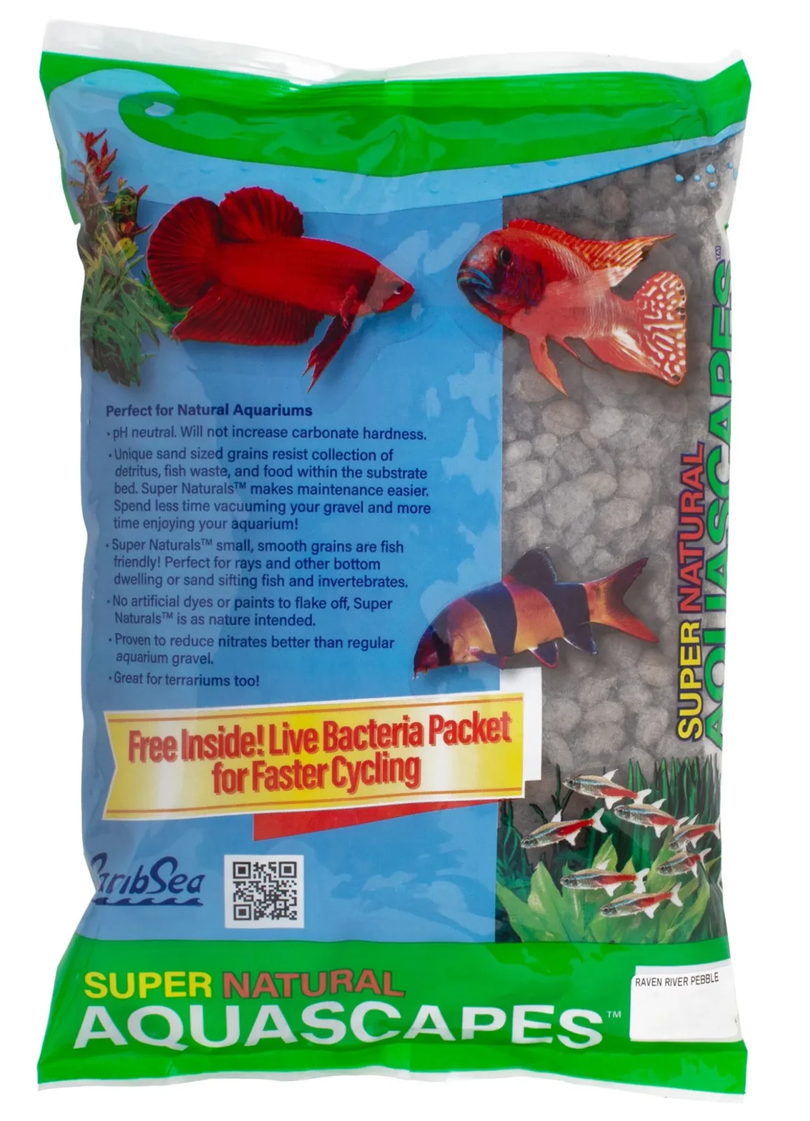 CaribSea Super Natural Aquascapes Aquarium Sand Raven River 2ea/20 lb