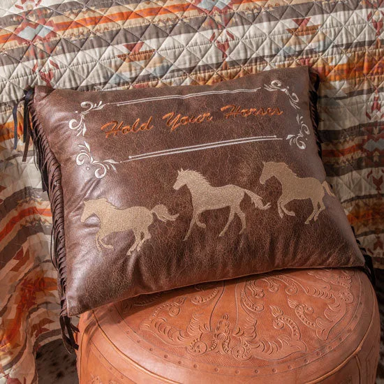 Carstens Hold Your Horses 16x20 Pillow