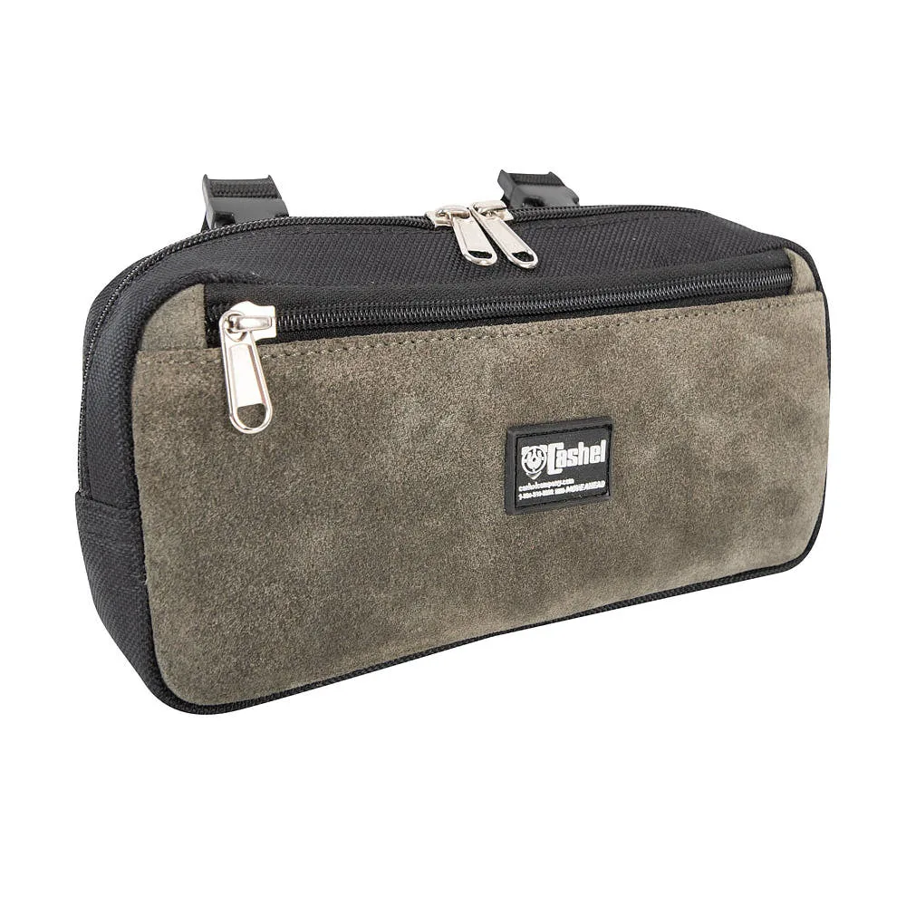 Cashel Company Oilve Suede Leather Saddle Pommel Bag - Image 2