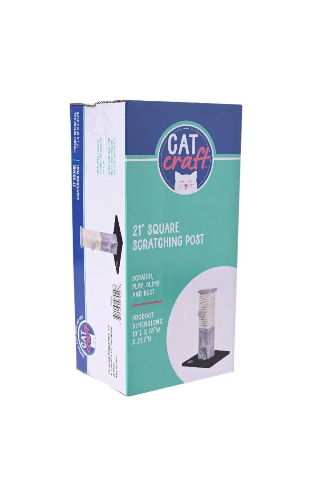 Cat Craft 21" Square Scratching Post - Image 2