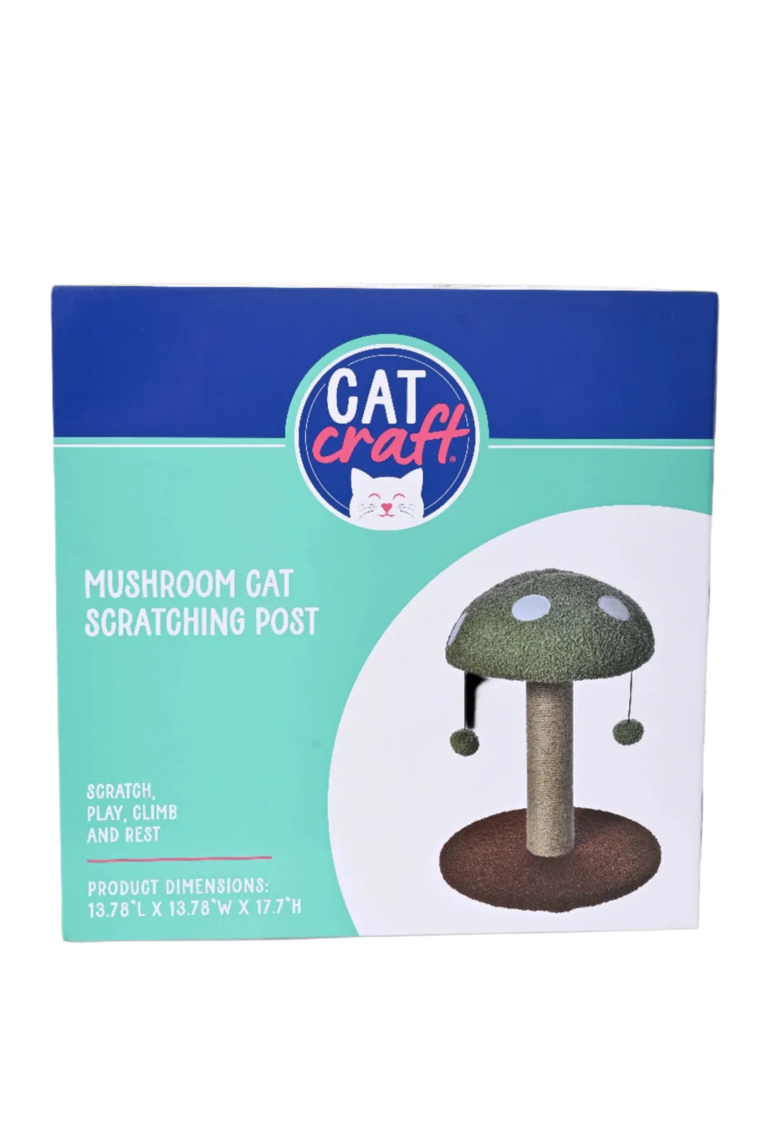 Cat Craft Mushroom Cat Scratching Post - Image 2