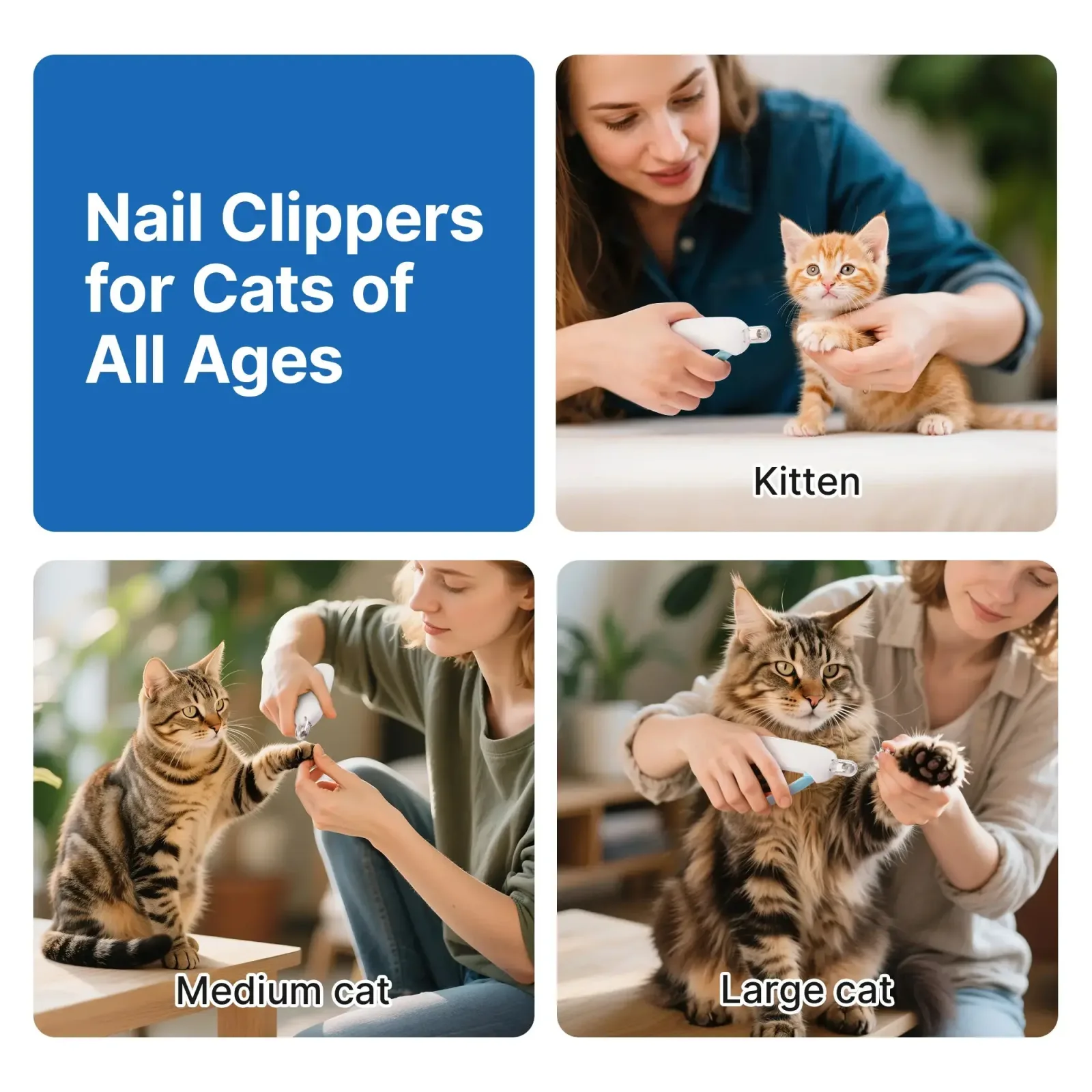 Cat Nail Clipper – Adjustable Safe Trimmer with Nail File - Image 2