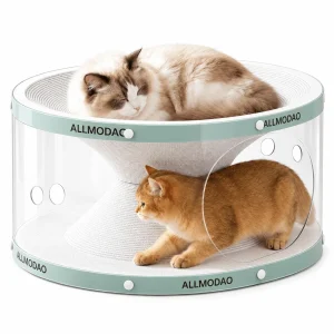 Cat Tunnel Scratch Bed – 3-in-1 Scratcher, Lounge & Play House