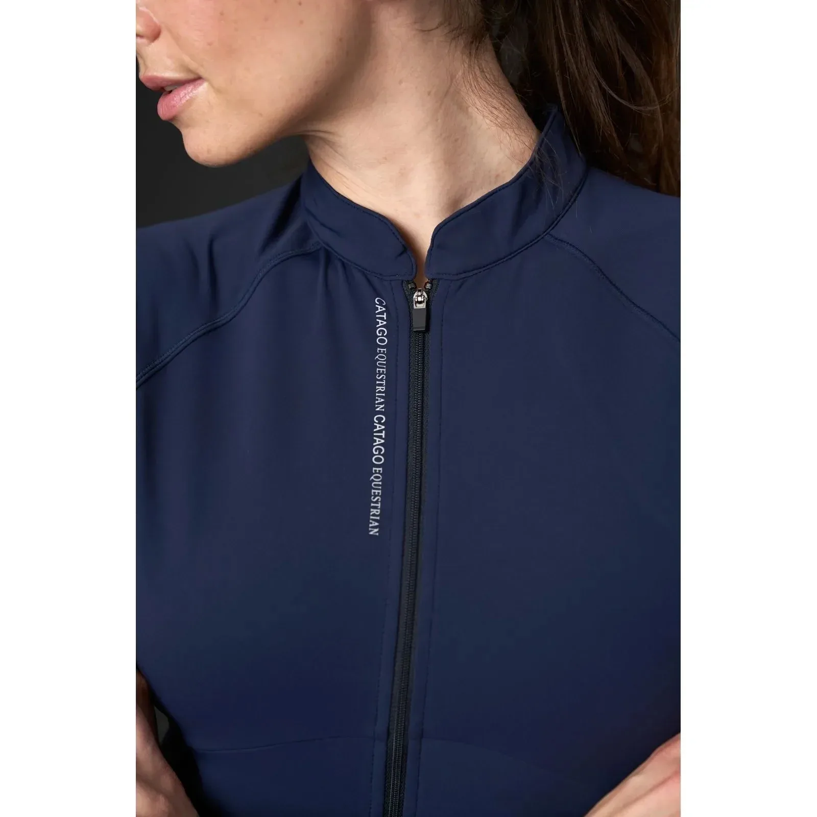 Catago Ladies Brett Zip Cardigan - Image 2