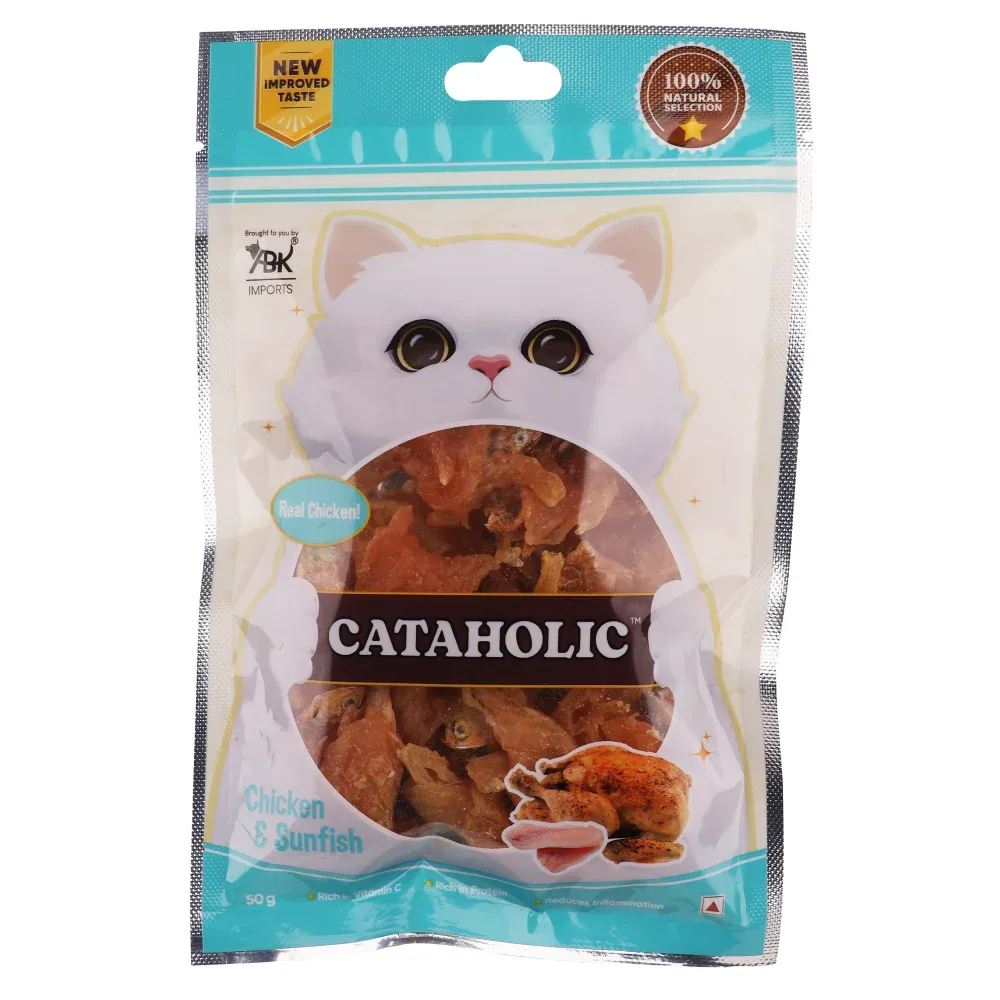 Cataholic Soft Chicken and Sunfish Spiral Cat Treats