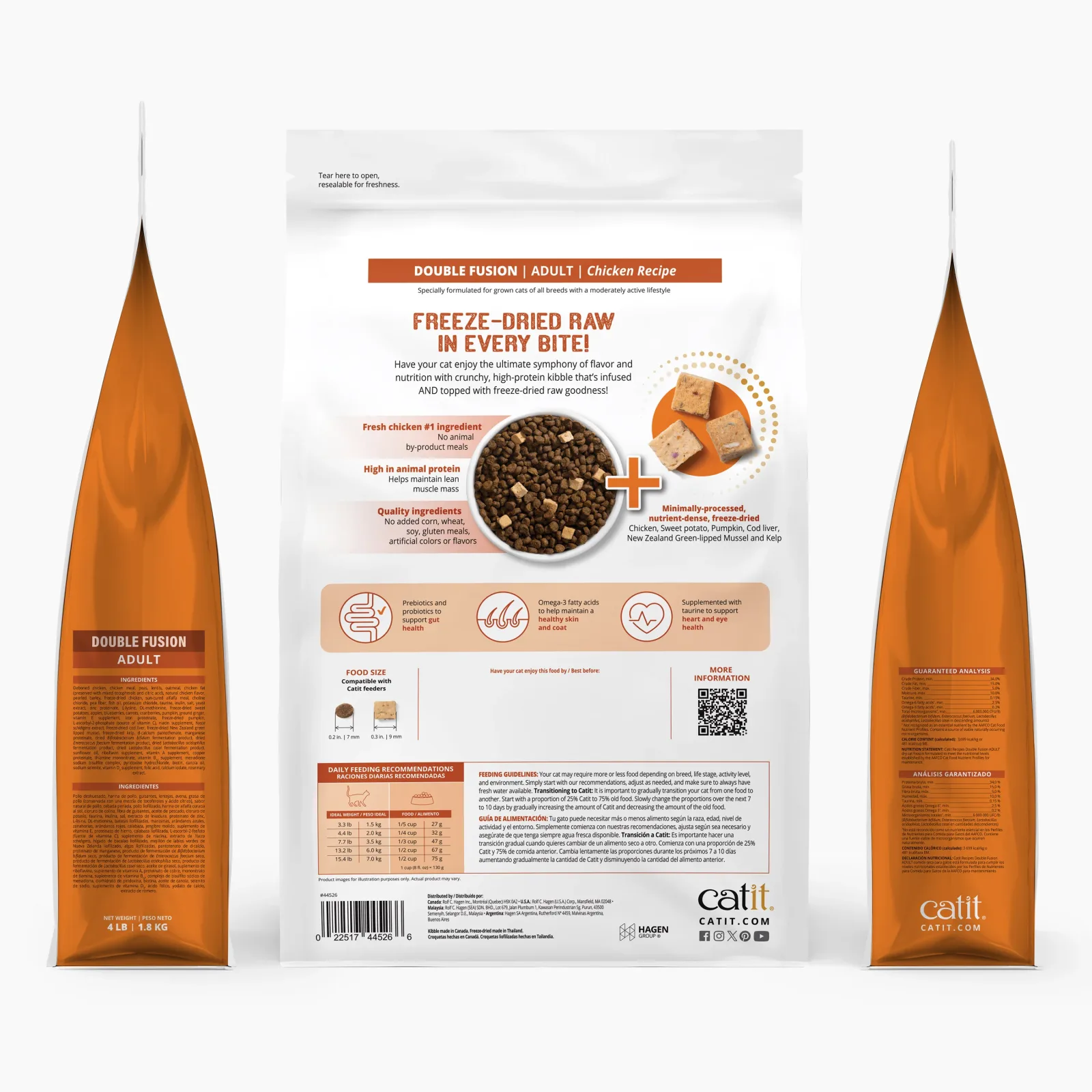 Catit Cat Dry food Recipes, Active Adult 4lb - Image 2